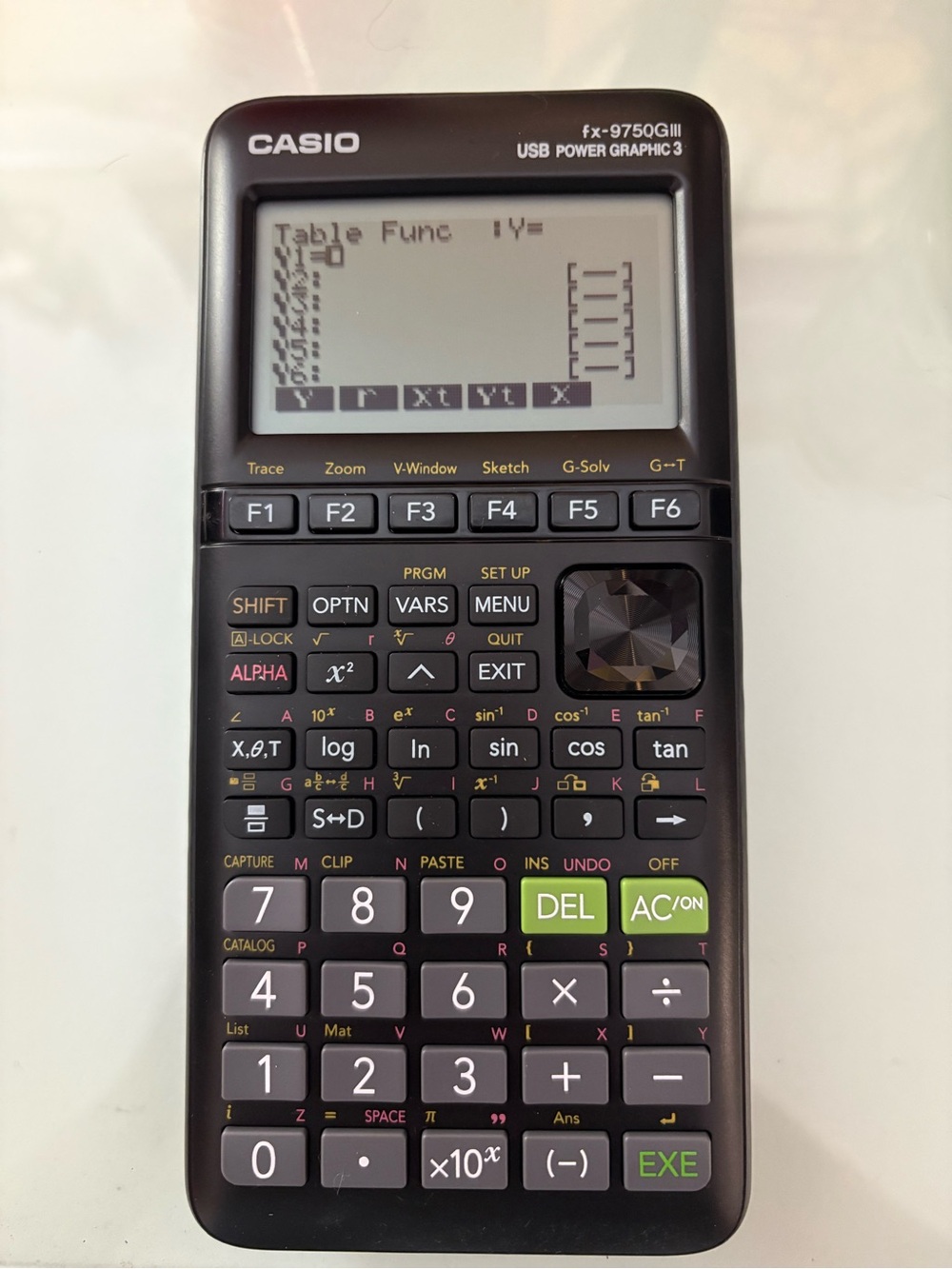 Casio FX-9750GIII Graphing Calculator, Black